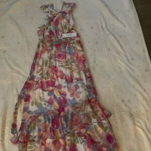 Women’s Calvin Klein ruffled dress. Size 8.